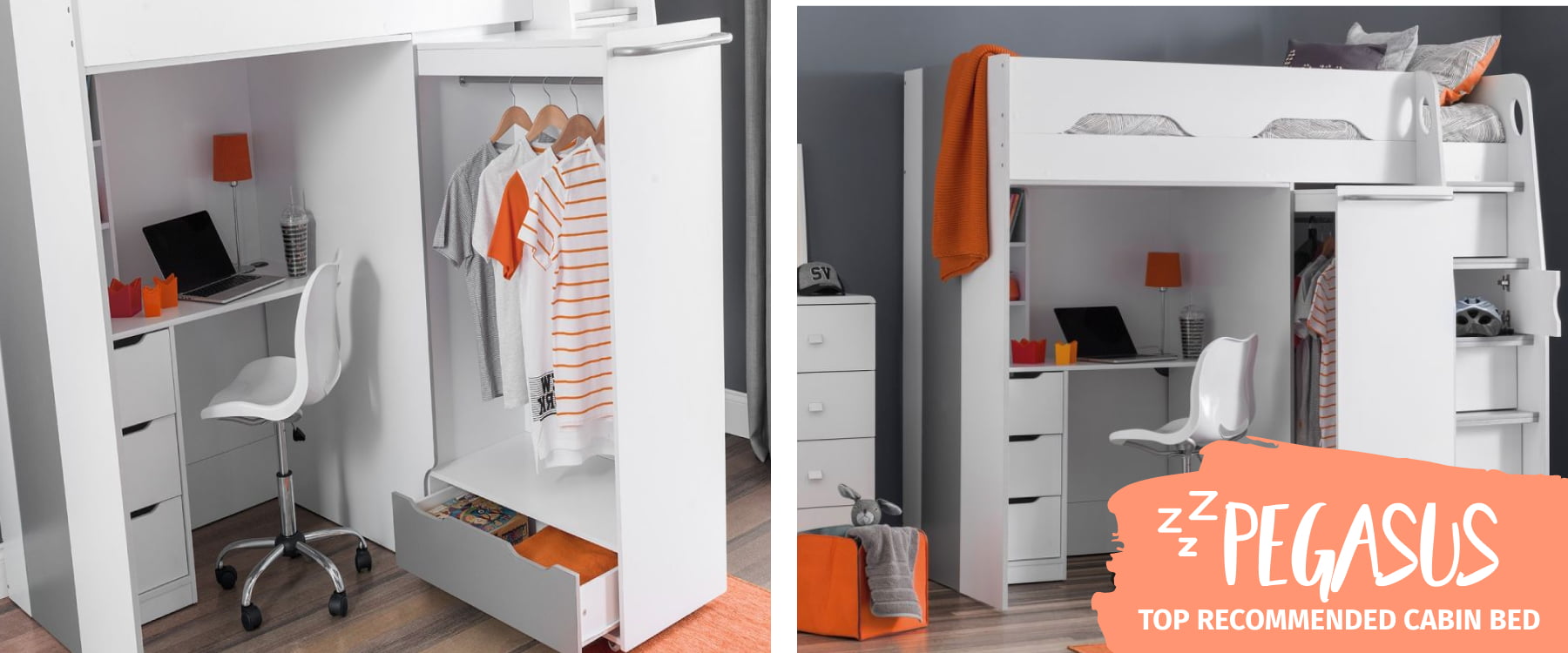 Bunk Beds with Storage