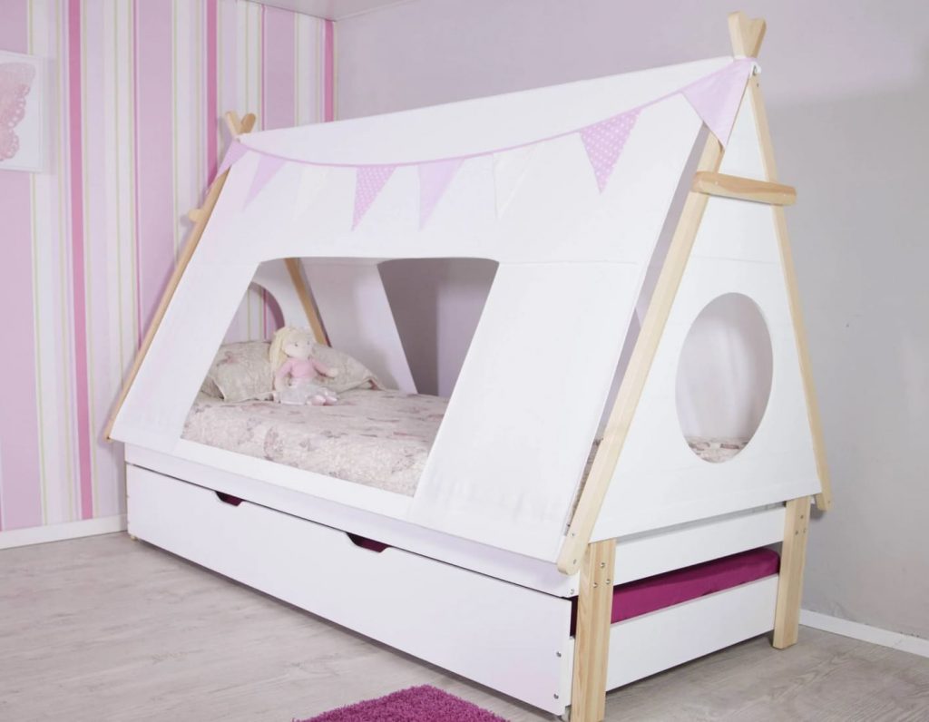 Teepee Guest Bed Bed with Trundle for Kids €395 on BunkBed.ie