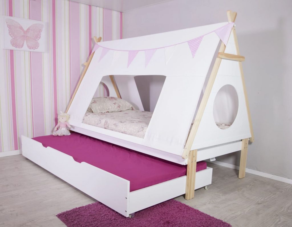 Teepee Guest Bed Bed with Trundle for Kids €395 on BunkBed.ie