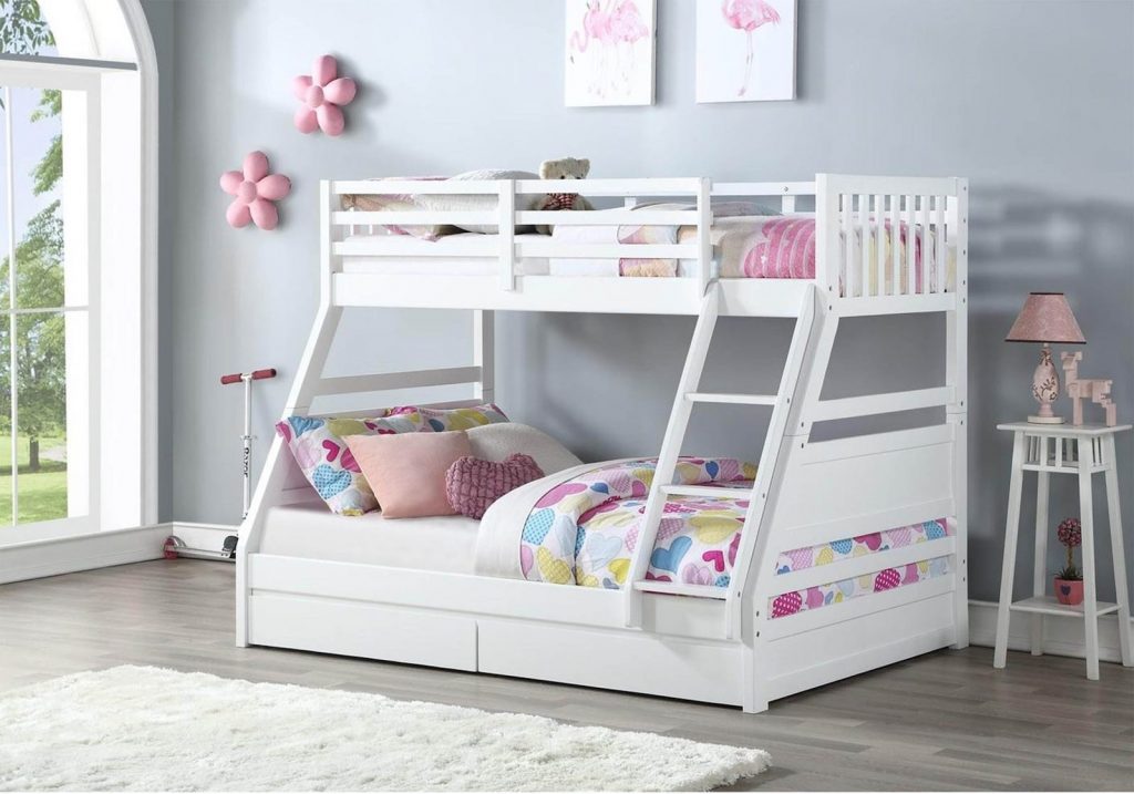 Ollie Triple Sleeper Bed: Triple Bed for Children | €685 on BunkBed.ie