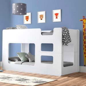 solar white bunk bed