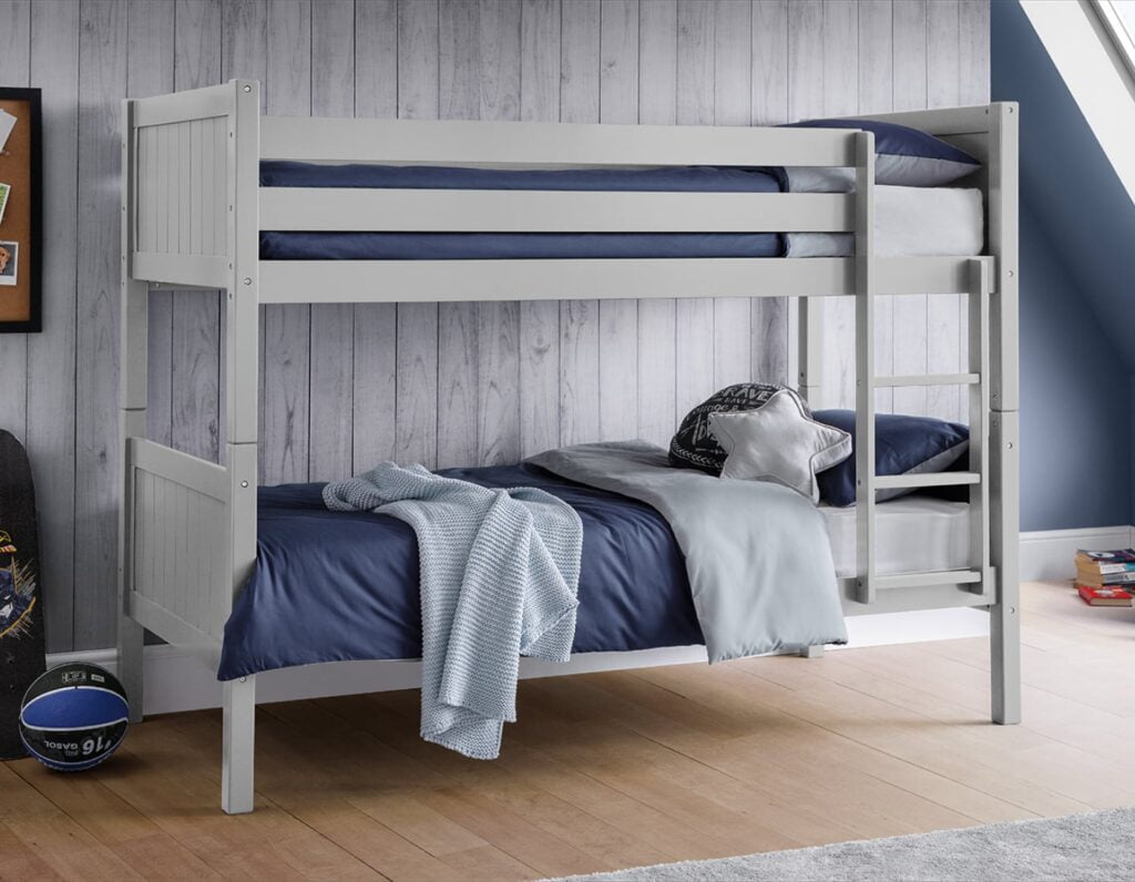 Bella Grey Bunk Bed Kids Bunk Bed €455 on BunkBed.ie