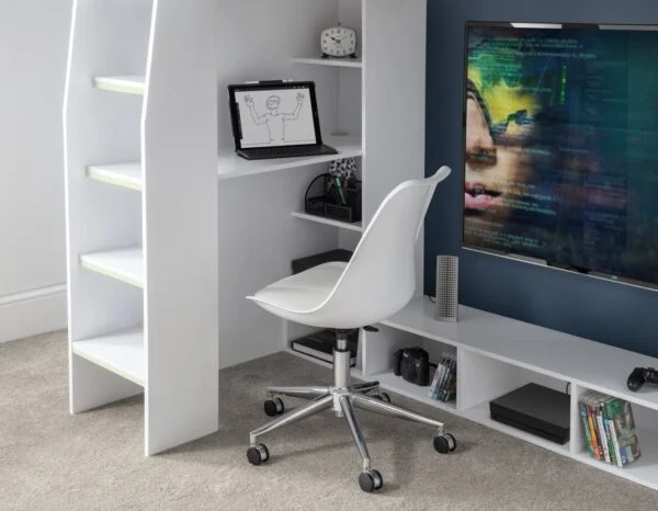 nebula white gaming bed