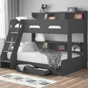 orion triple bunk bed black