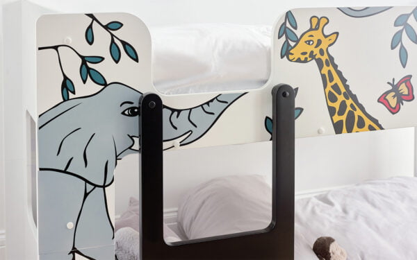 safari fun bunk bed for children