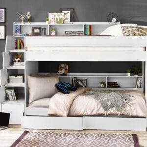 camelot staircase bunk bed