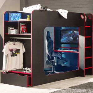 impact boys bunk bed black