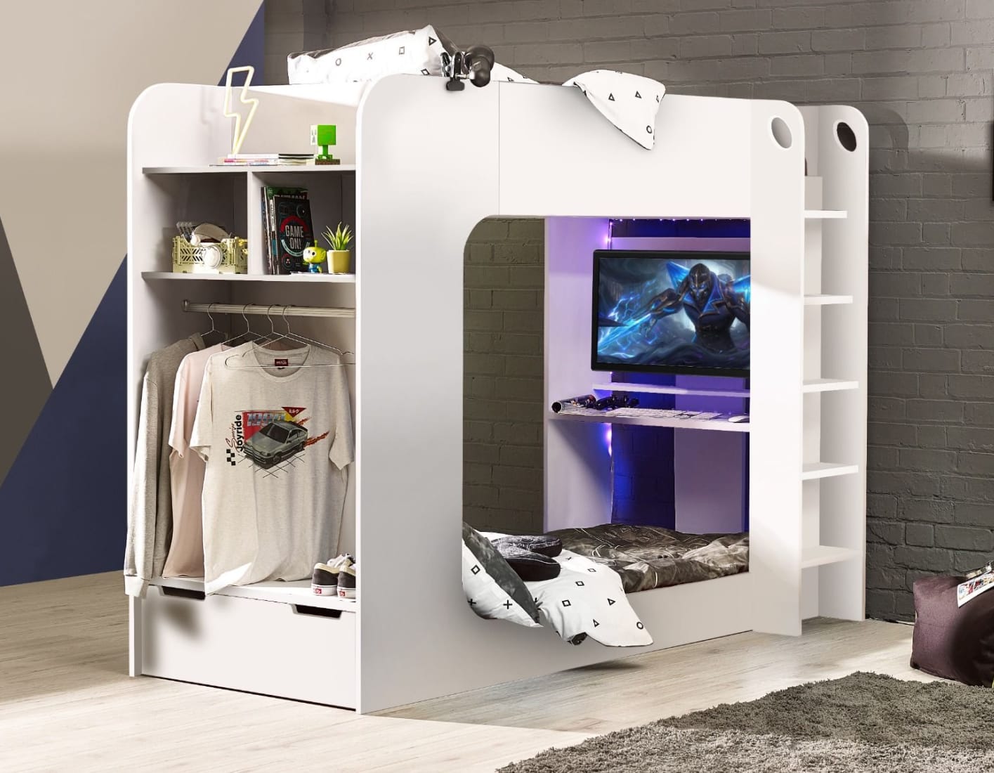 impact gaming bunk bed impact gaming bunk bed